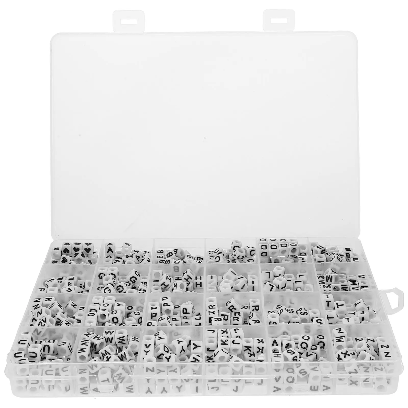 

1 Box Letter Acrylic Alphabet For Diy Bracelet Jewelry Making Craft Supplies Loose Multi-Function Craft Beads Alphabet Beads For