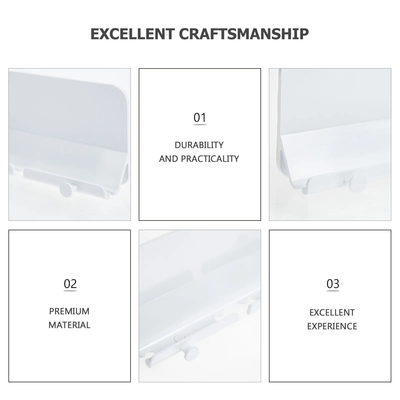 Elegant Wall Mounted Speaker Storage Shelf for Phones Wireless Speakers Alarm Clocks Desktop Clutter Free Wall Rack Home Office view 5