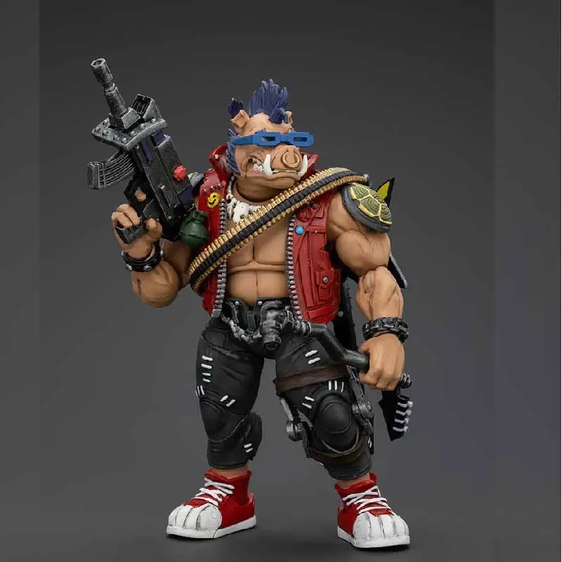 [IN-STOCK] JOYTOY LEVEL NINE 1/12 Action Figure Frontline TMNT-Rocksteady Beebop Anime Military Model Free Shipping