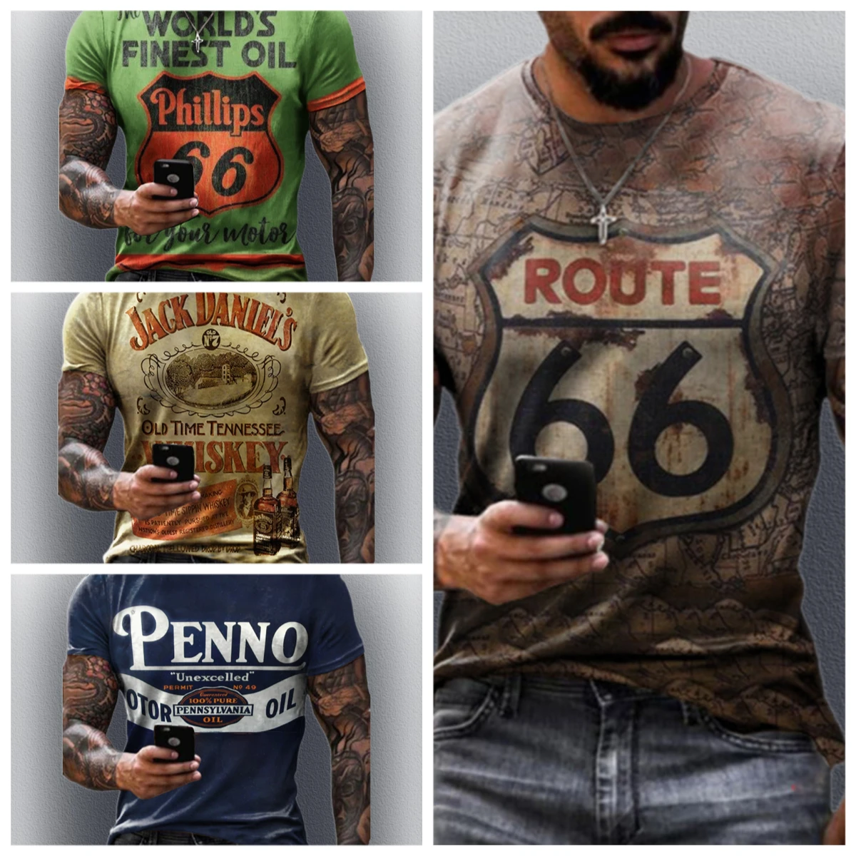 

Винтажные мужские футболки с 3D ретро-принтом, топы с короткими рукавами и буквами, модная масляная футболка для мужчин, мотоциклетные футболки, футболки большого размера