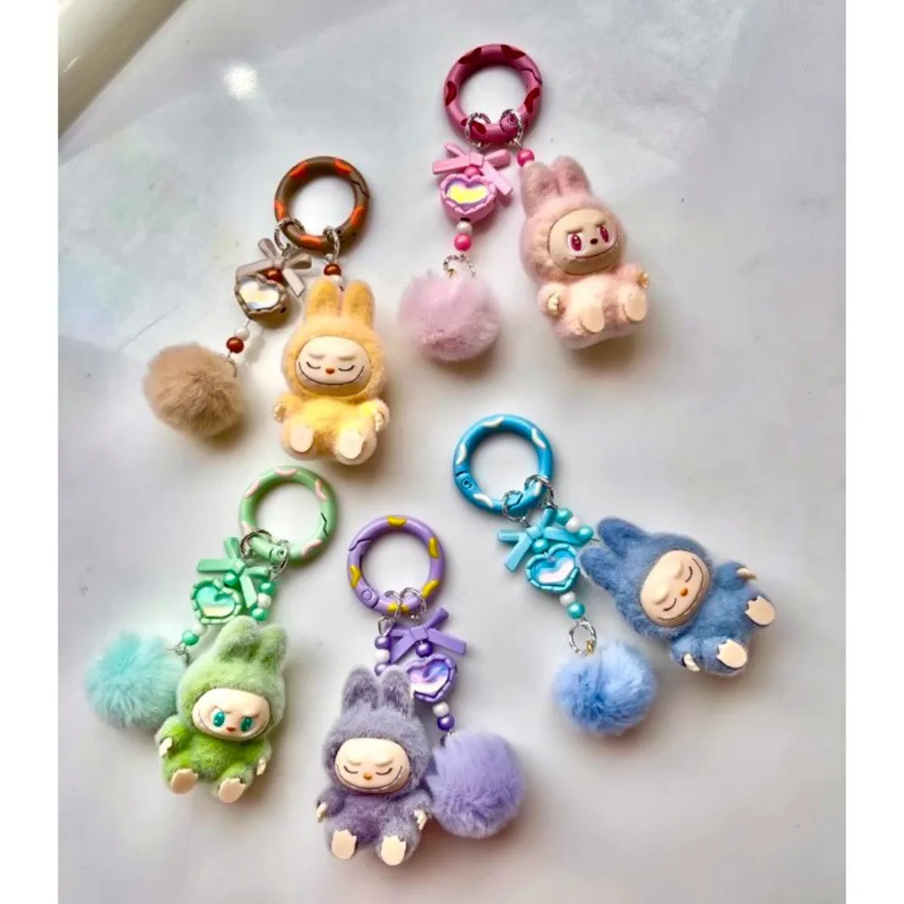 Bubble Matelabu Cloth Bag Hanging Keychain Cell Phone Locket Chain Girly Heart Cute Gift