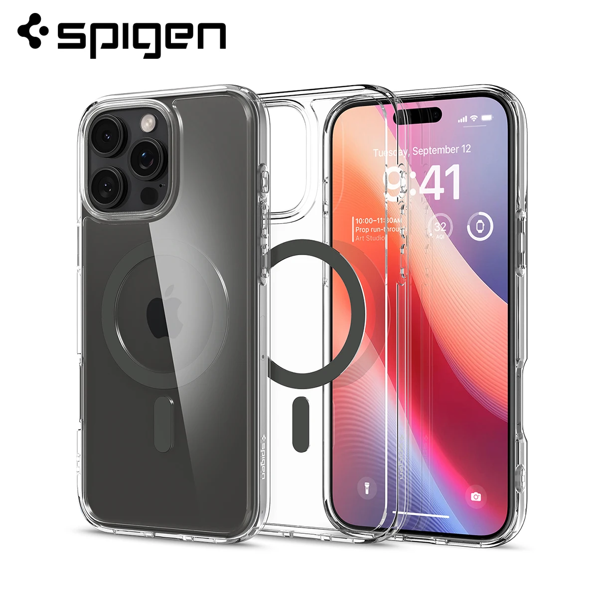 Etui Spigen Ultra Hybrid MagFit do iPhone'a 16 Pro Max / 16 Pro Kompatybilne z Magsafe