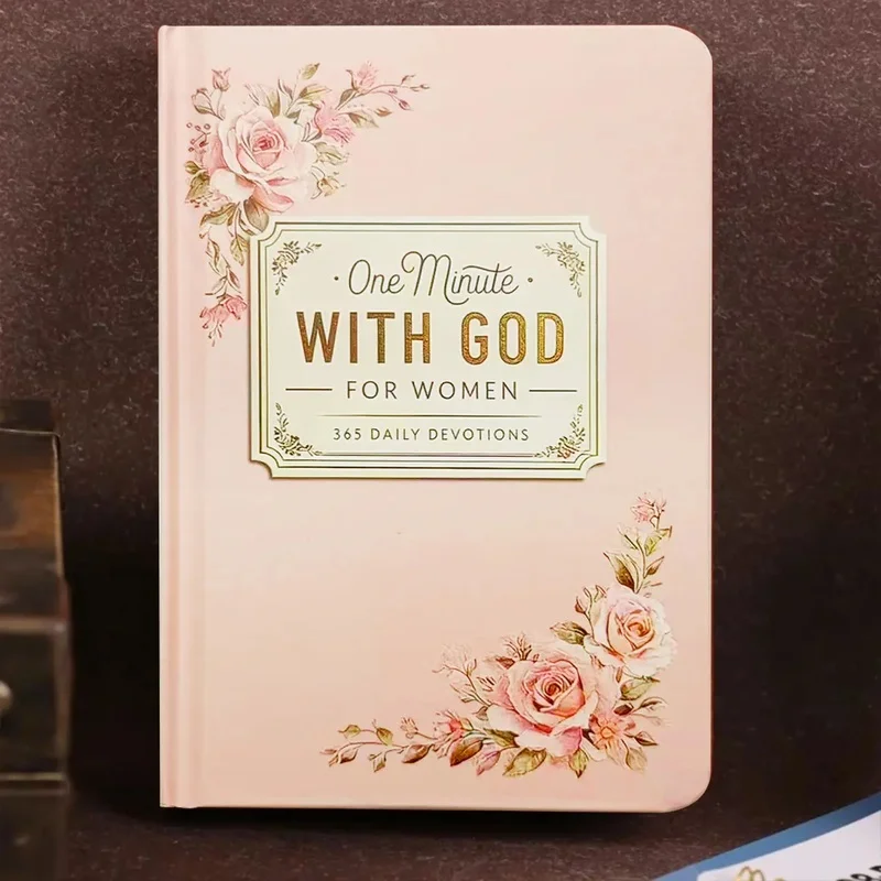 Une minute avec Dieu pour les femmes, journal de prières pour 365 jours, carnet de notes de réflexions quotidiennes, idéal pour les fêtes, les anniversaires et Noël.