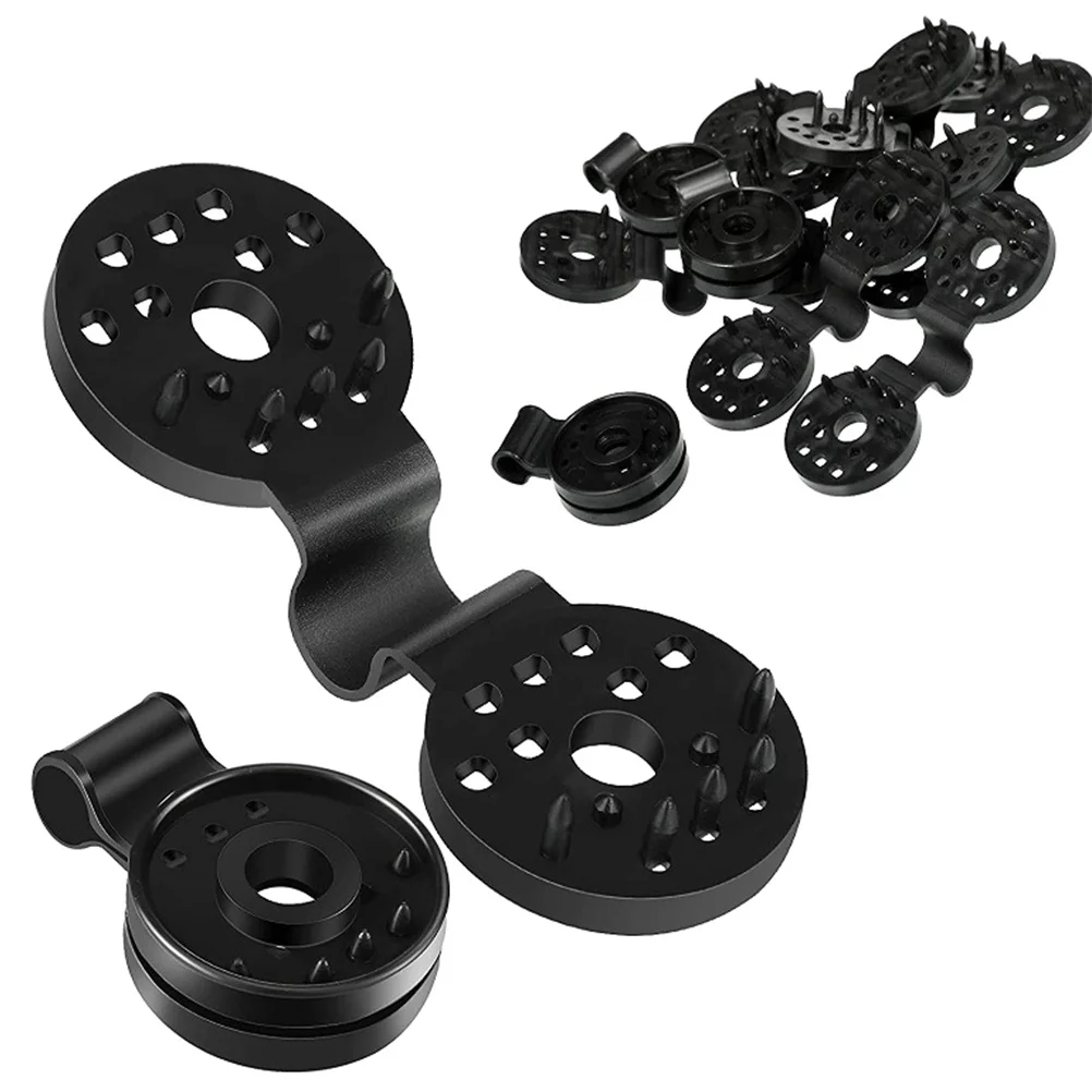 50個のシェードクロスクリップ、丸型、再利用可能なフィルムクリップ、日よけ、農業用メッシュバックル、シェードクロスクリップ