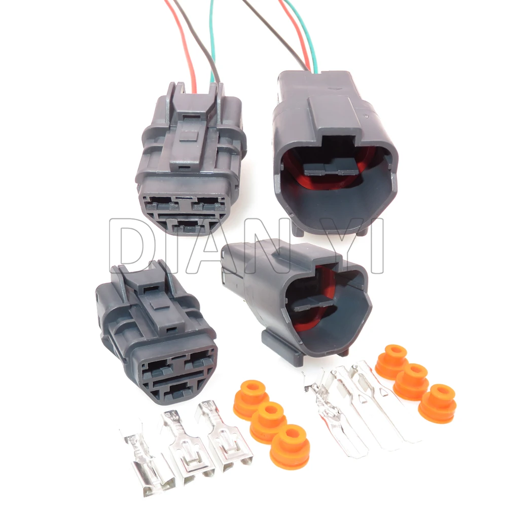 1 Set 3 Way Starter Auto Wire Harness Sockets 7123-6234-40 7222-6234-40 Excavator Throttle Motor Sensor Waterproof Connector