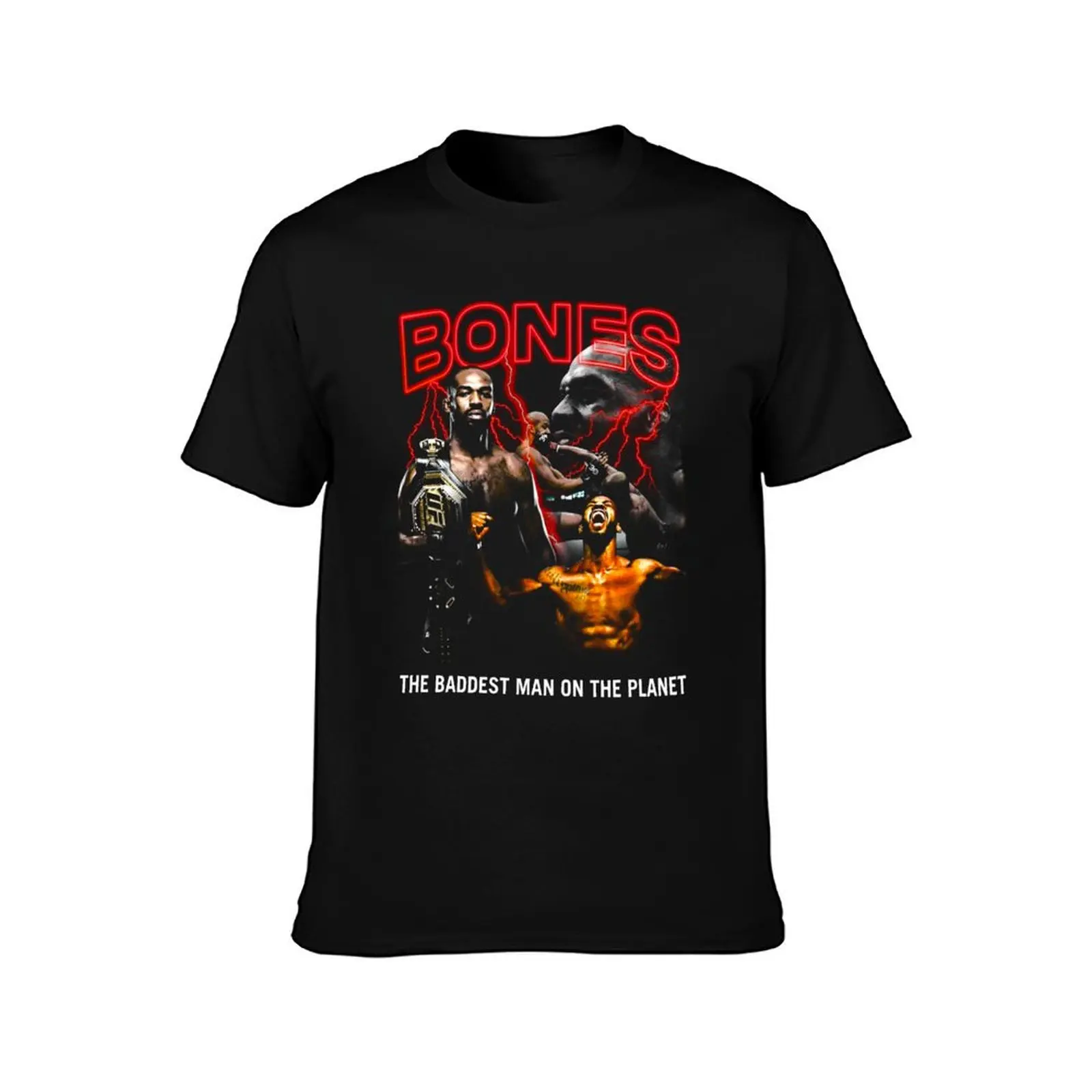 Jon Bones Jones Vintage T-Shirt All Weather Casual Short Sleeve T-Shirt