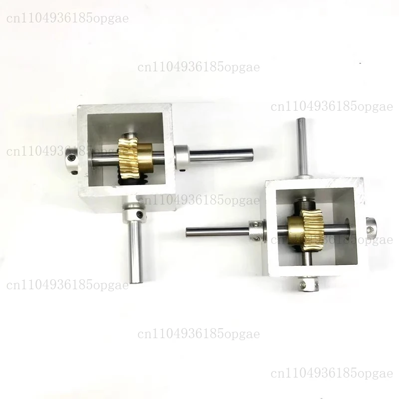 Gear Reducer Small Gearbox 90 Degree Right Angle Reversing Gearbox 1 To 10 1 To 20 Angle