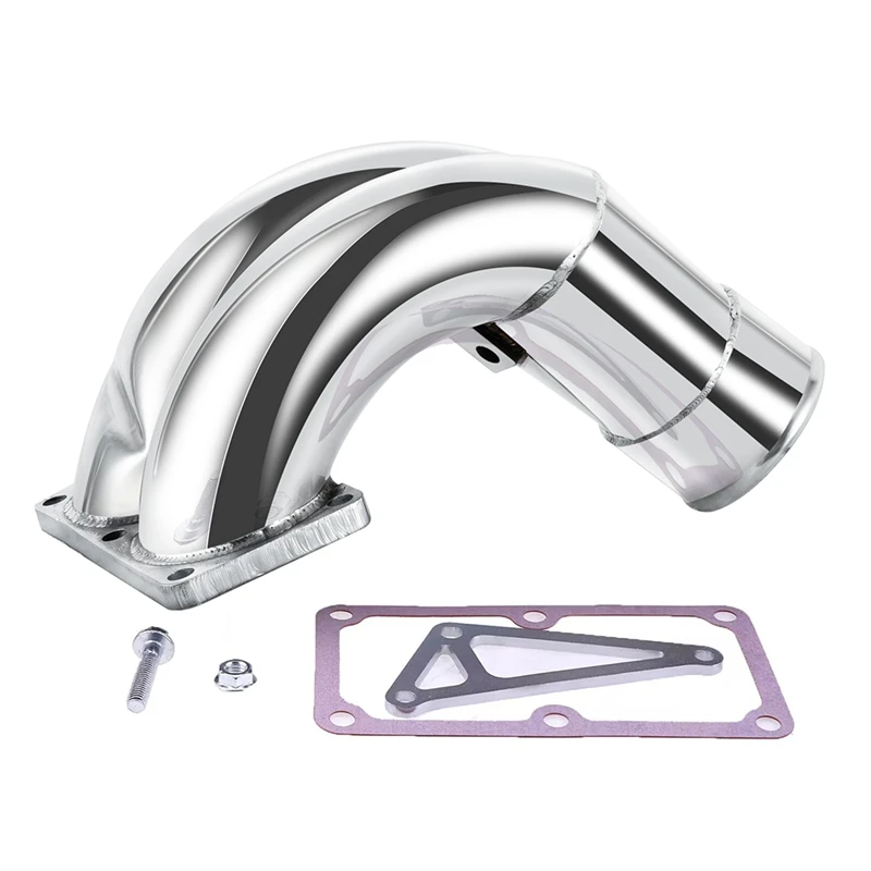 3.5Inch Raw Intake Elbow For Dodge Ram 2500 3500 6.7L Cummins Turbo Diesel 2007-2018 Stainless Steel