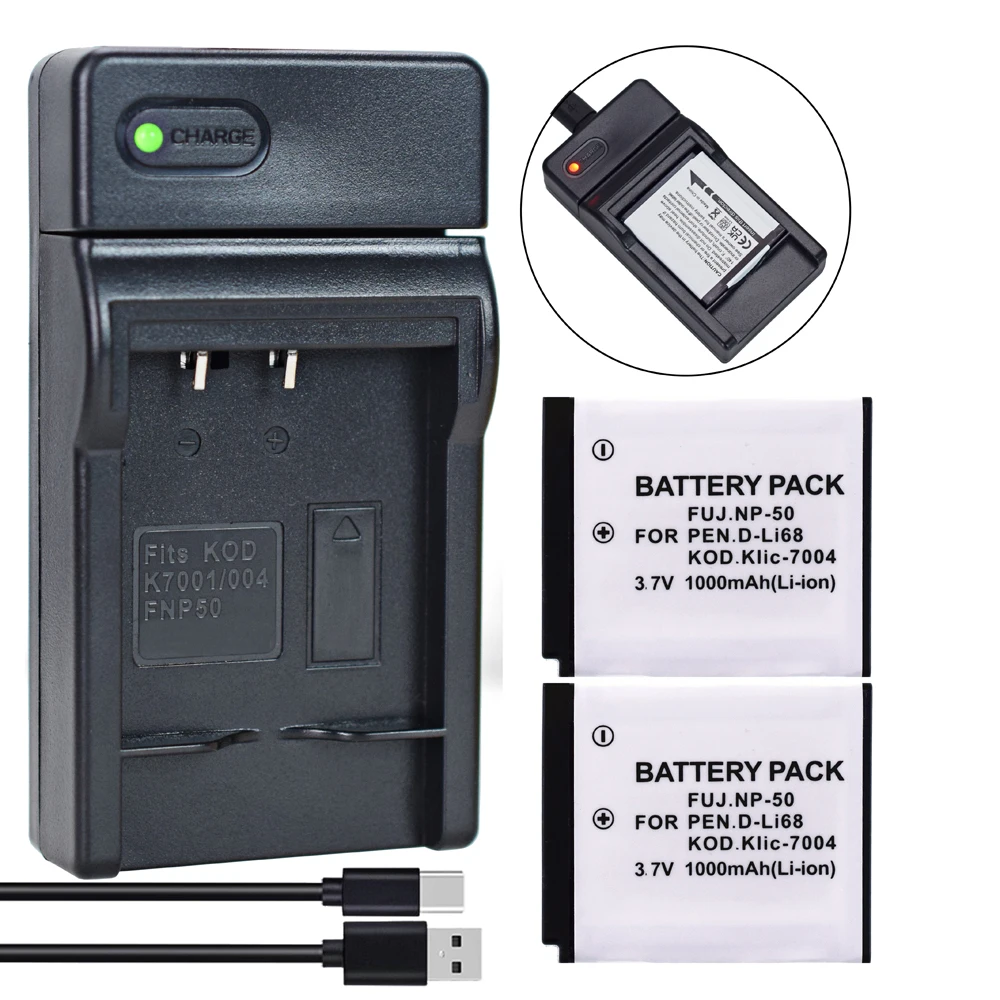Аккумулятор NP-50 FNP-50 для FujiFilm FinePix XP200 XP170 XP150 F850EXR X10 X20 XF1, тонкое зарядное устройство