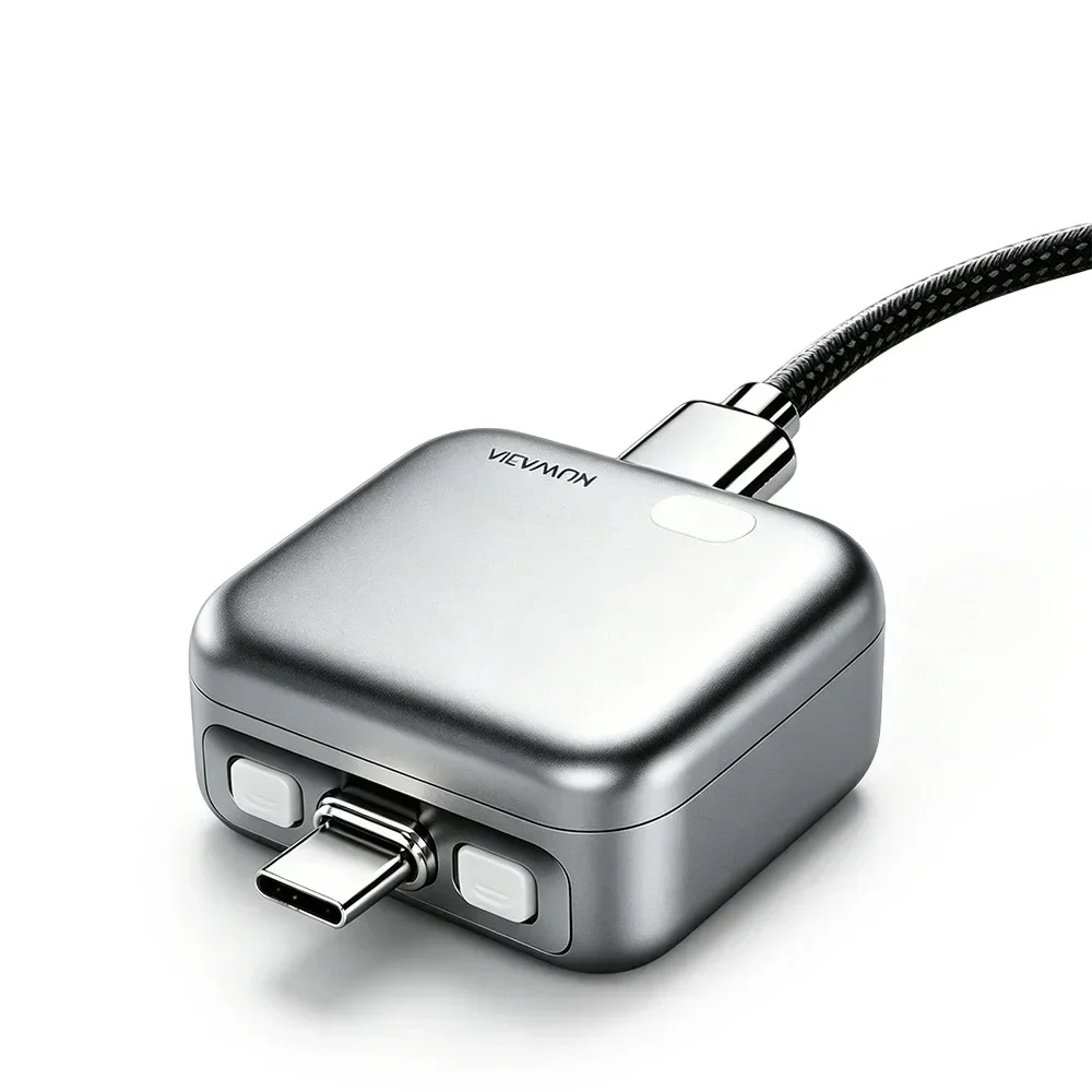 Type-C Overcharge Protection Separator, Smart Full Charge Auto Cut Off Adapter, Safe Night Charging Automatic Disconnect Device