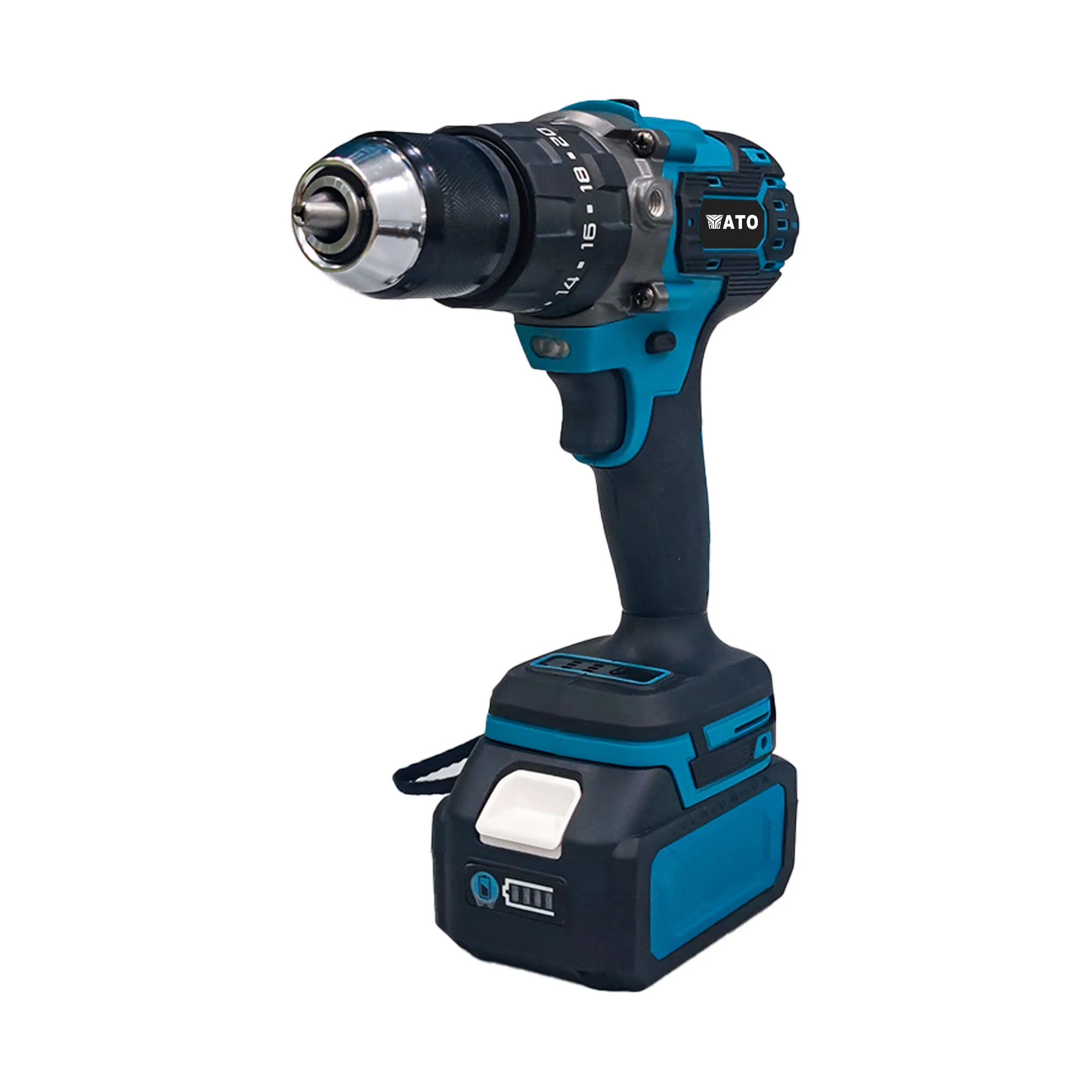 ATO High Precision Power Tools Cordless Brushless impact Drill Power Tool For Makita 18v Battery