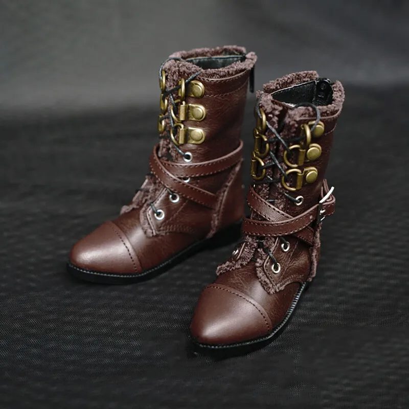 Mini Collection MSD SD 1/3 BJD Obitsu Doll Shoe Brown Warrior BOOTs
