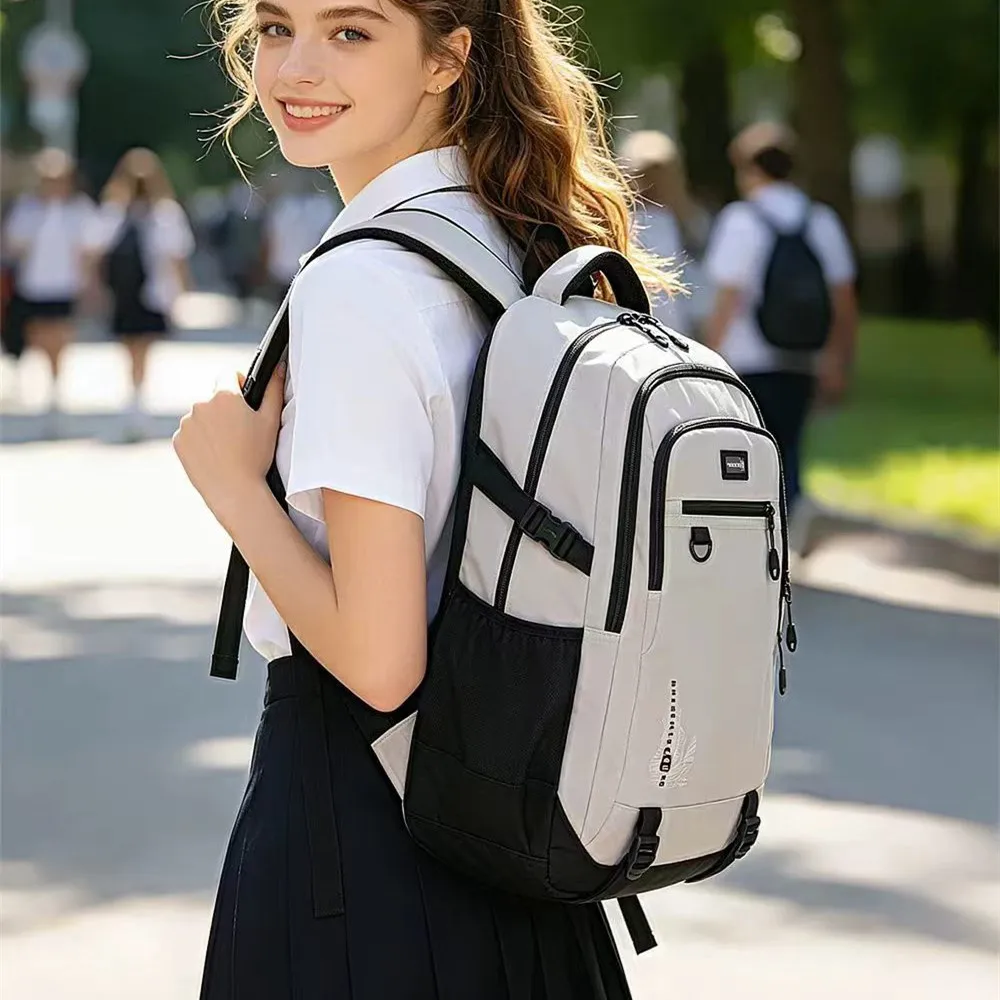 Sun Eight Travel Backpack School Bag Middle High Student Shoulder Orthopedic Backpack Large Capacity Water Proof Mochila Escolar