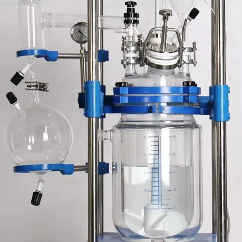 10L 20L 30L 50L 100L 150L 200L Mixing Distillation Jacketed Glass Reactor For Laboratory & Industrial Chemical