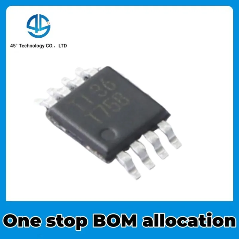 TMP75BIDGKR VSSOP-8-0.65mm Sensor de temperatura, novo chip IC, 10pcs