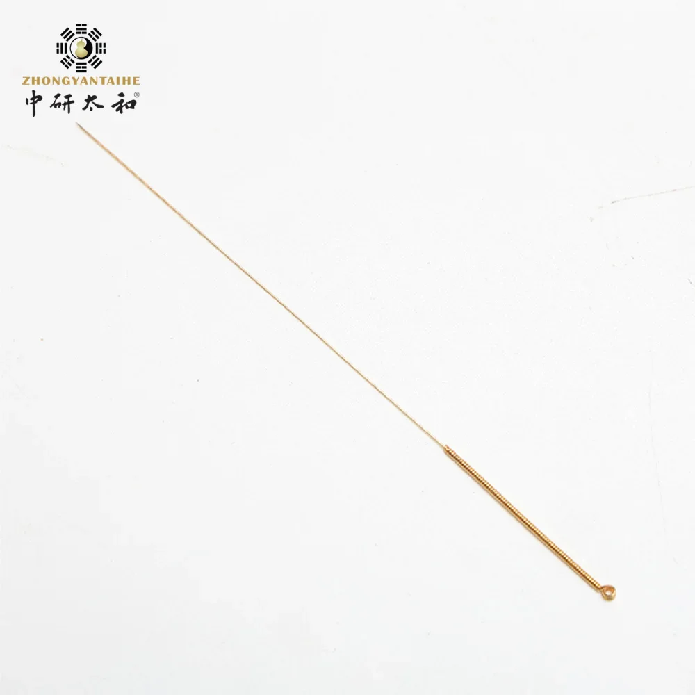 14K Gold Needles Painless Good Conductivity Acupuncture Needles with Tube Single Traditional Reuse Non-sterile Gold Acupuncture - Image 6