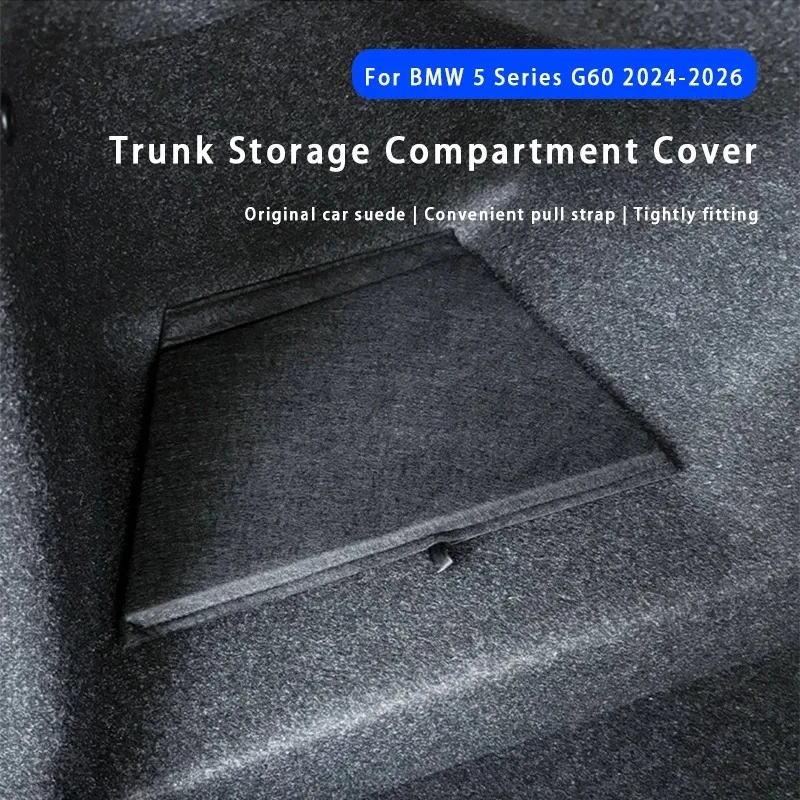 

The side cover of the trunk partition is used to store storage boxes containersFor BMW 5 seriesi5 G60 2024-2025other items