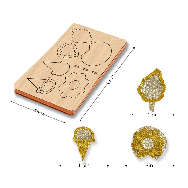 XX160 Ice Cream ,Donuts And Other Patterns Are Suitable For Most Machines Cutting Die