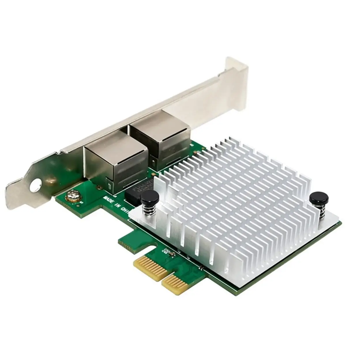 PCI-E Dual-Port Gigabit Network Card RTL8111F 10/100/1000M Gigabit LAN Card Vision Capture Card for WIN10/11 Linux