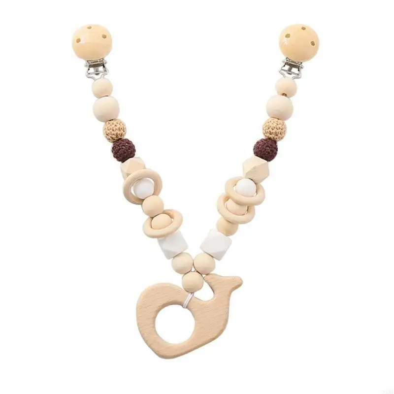 95ae Baby Pitifier Clip para cochecito colgante rattlefle juguete para niños pequeños rattle battle biset silla colgante