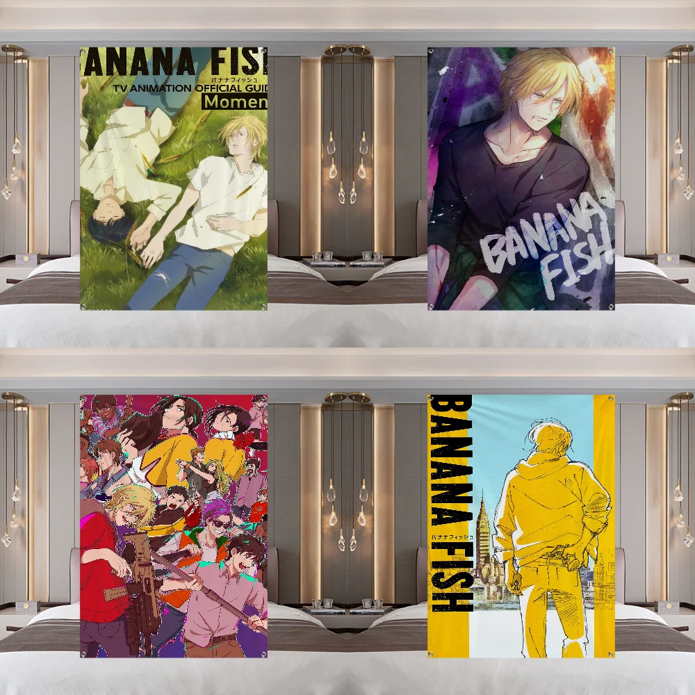 

Anime Banana Fish Flag Large Size Shop Art Promotion Advertising Booth Flag Hanging Banners