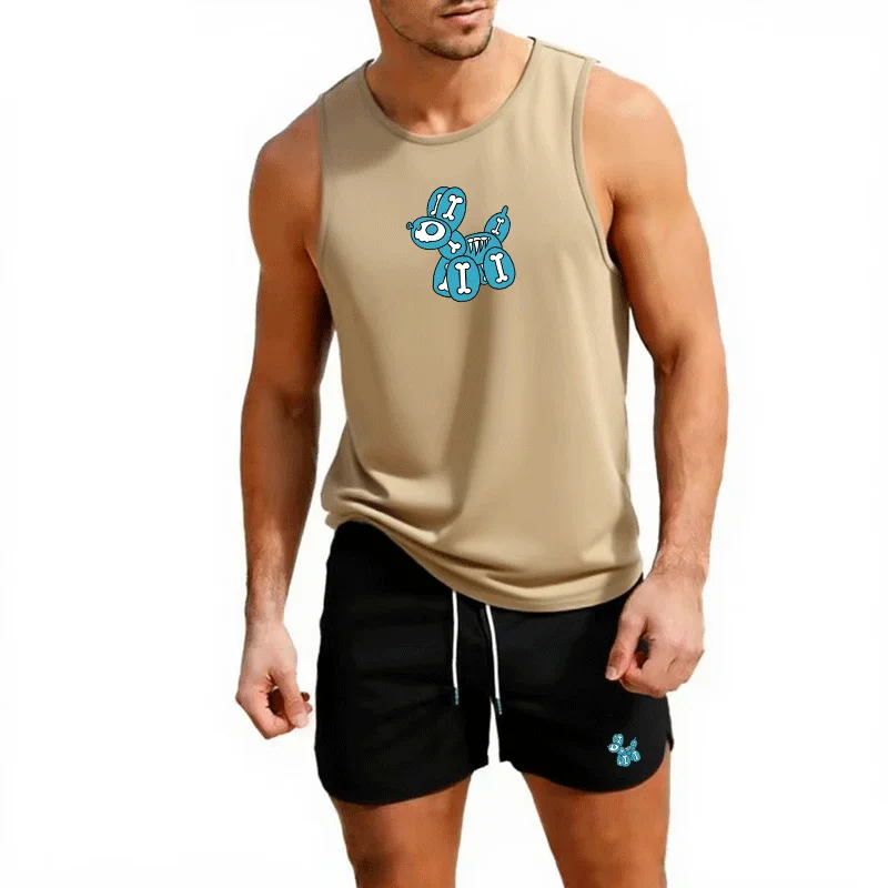 

This men’s short-sleeve suit set blends casual comfort with modern style. fabric a sharp, neat look.