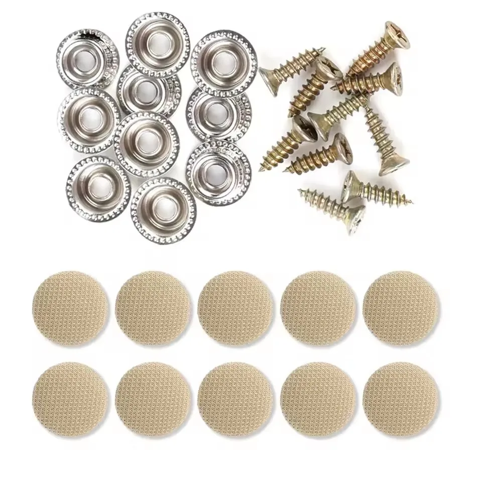 Auto Dachhimmel Reparatur Befestigungen Snap Nieten Universal Auto Dach Retainer Pin Metall Stoff Schnalle Innen Decke Befestigung Kit