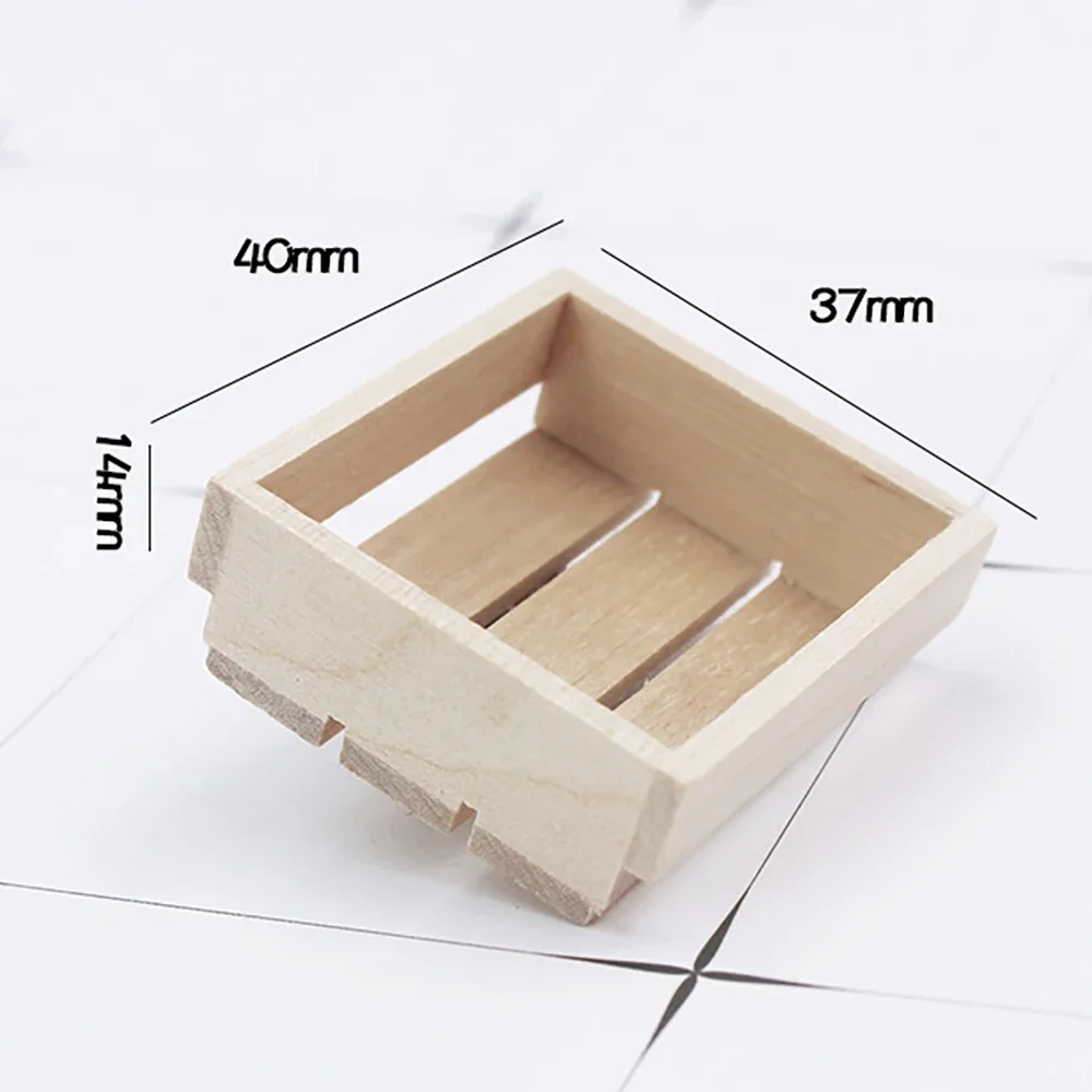 1/12 دمية مصغرة الملحقات صندوق خشبي صغير محاكاة الإطار نموذج لعب لدمية ديكورات منزلية ob11