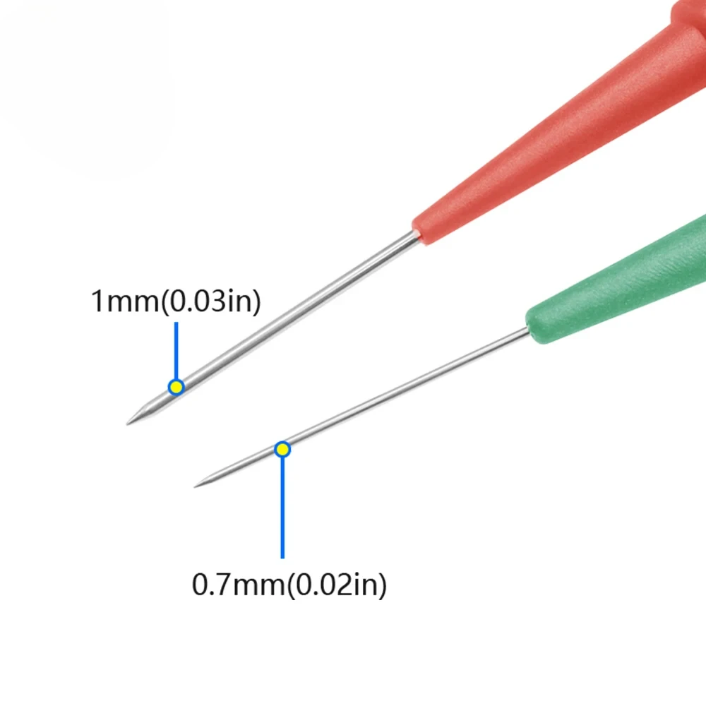 50PCS Auto Insulation Piercing Needle Tip Probes Diagnostic Tools Multimeter Test Probes 30V Measuring Device for Banana Plug