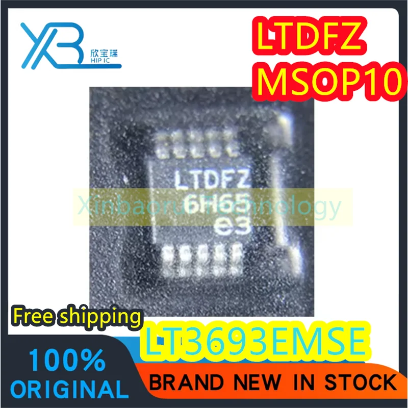 

(5/50pieces) LT3693 LT3693EMSE switching regulator chip MSOP-10 part mark LTDFZ new original electronics spot free shipping