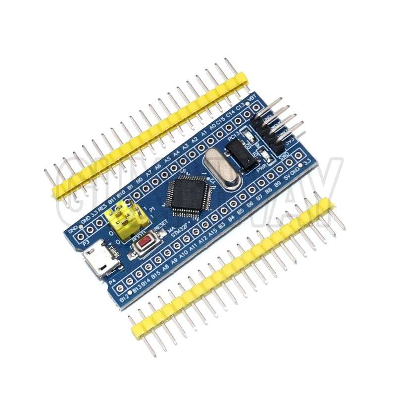 الأصلي ST-LINK V2 محاكي تنزيل المبرمج الأصلي STM32F103C8T6 STM32 الحد الأدنى لوحة تطوير النظام STM32F401 / 411