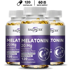 Balincer Melatonin - Supports Mood, Cognitive Relaxation, Healthy Sleep - Immune System, Non-GMO, Vegan