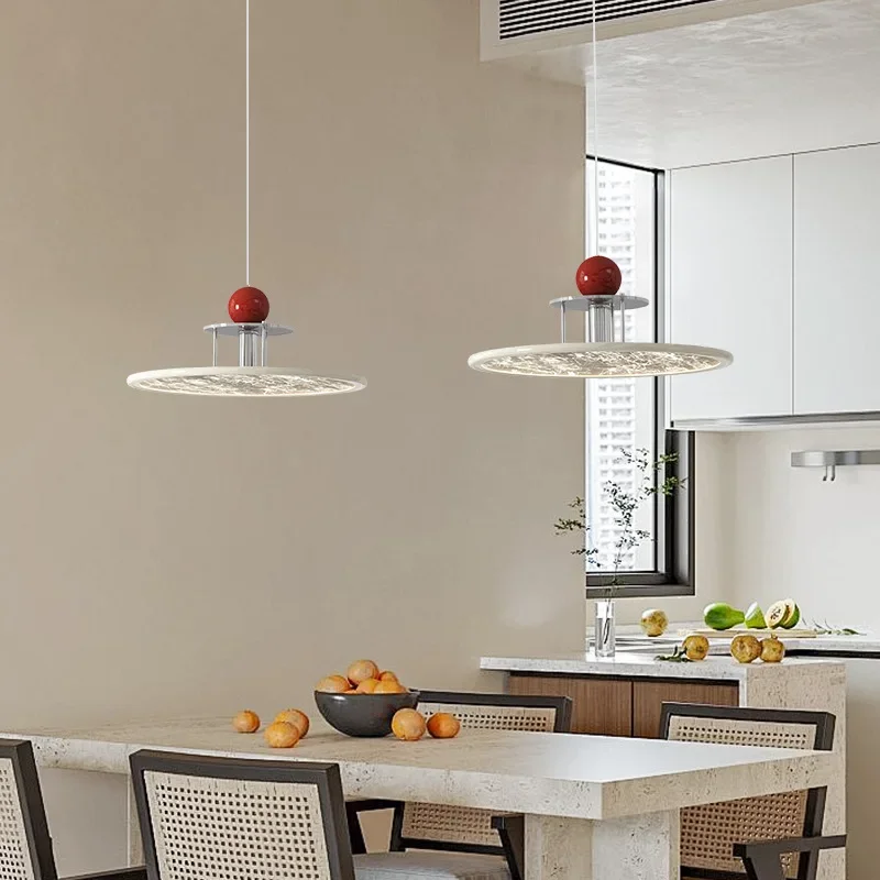 

Cream Wind Restaurant Chandelier 2025 New Simple Modern Three Head Dining Table