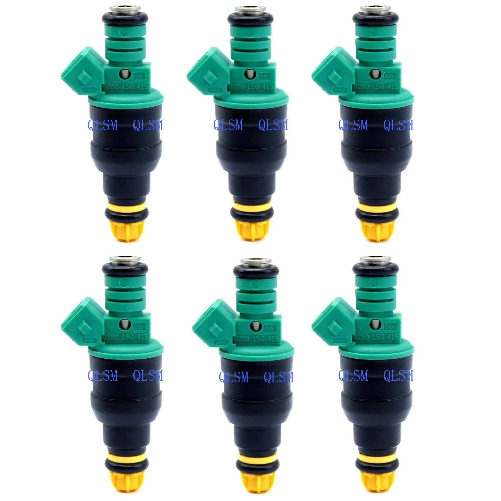 

6PCS FUEL INJECTOR FOR BMW E36 E34 3 5 SERIES M50 M52 525 325 320 B20 B25 0280150415 Premium Car Accessories