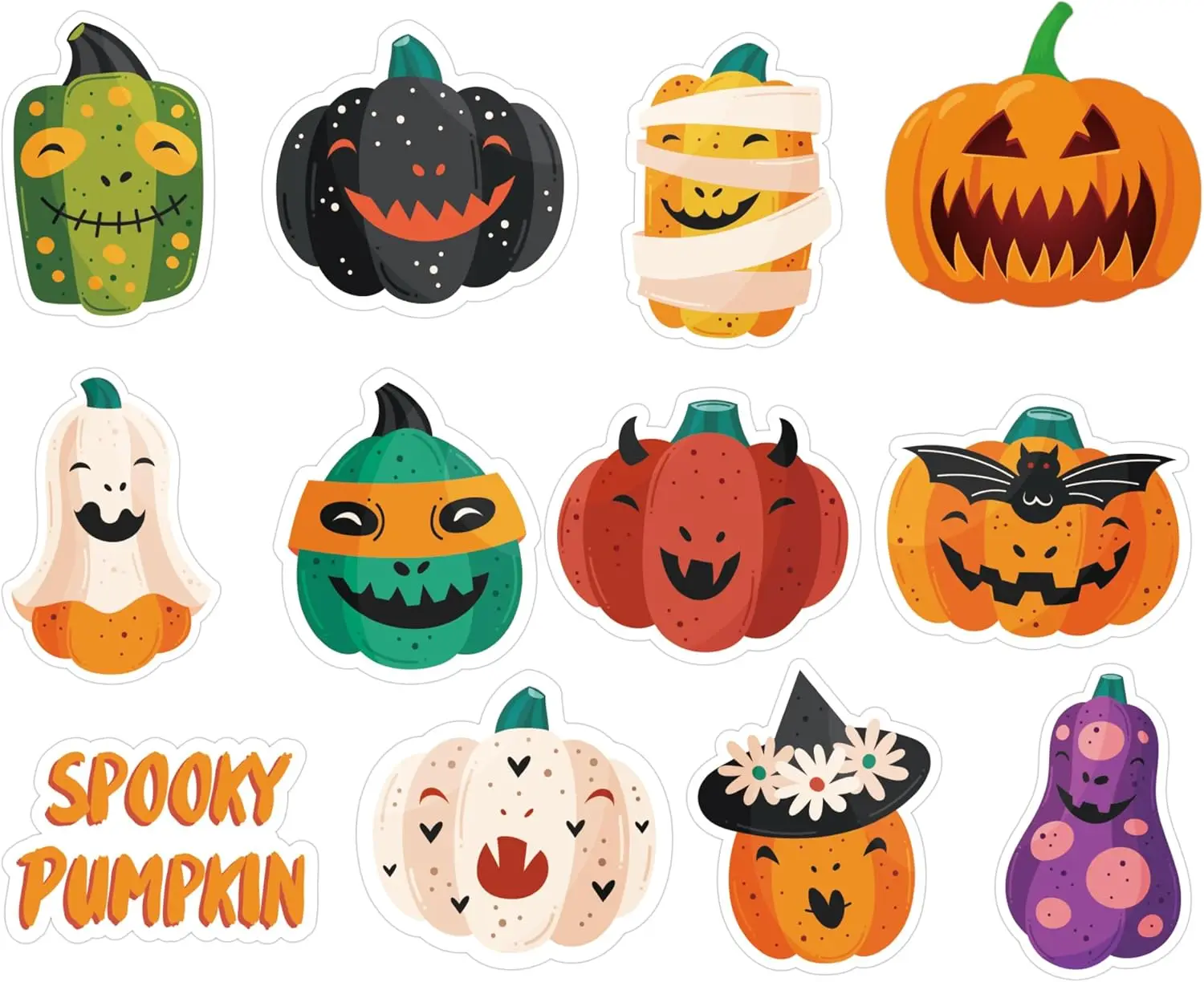 

120 шт. винтажные украшения для Хэллоуина, вырезы на Хэллоуин, призрак, злая жуткая тыква, картонное украшение для праздника, окна, стены C