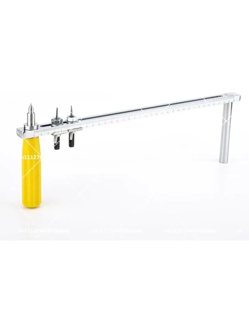 Portable Manual Gasket Cutter Rubber PTFE Dual Blade Cutting Knife Stainless Steel Tool 40-600MM