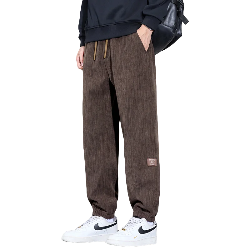 

Men's Trendy Joggers Spring Autumn Fashion Minimalist Versatile Straight-Leg Pants - Casual Tapered Trousers for Daily & Commute