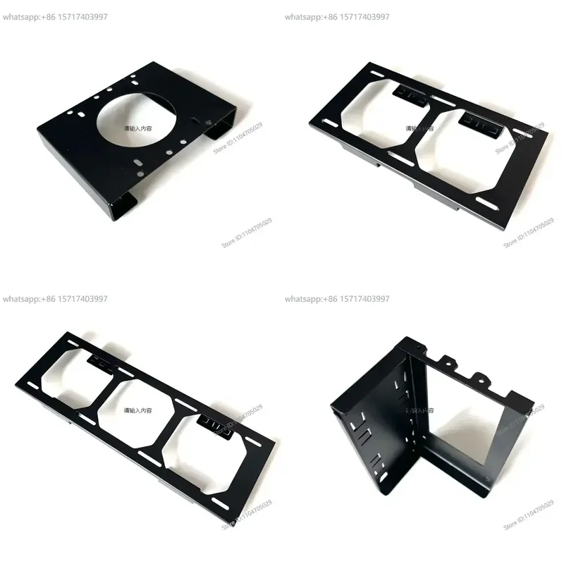 Open type perforated wall mounted chassis motherboard graphics card power supply hard drive water cooled bracket floor