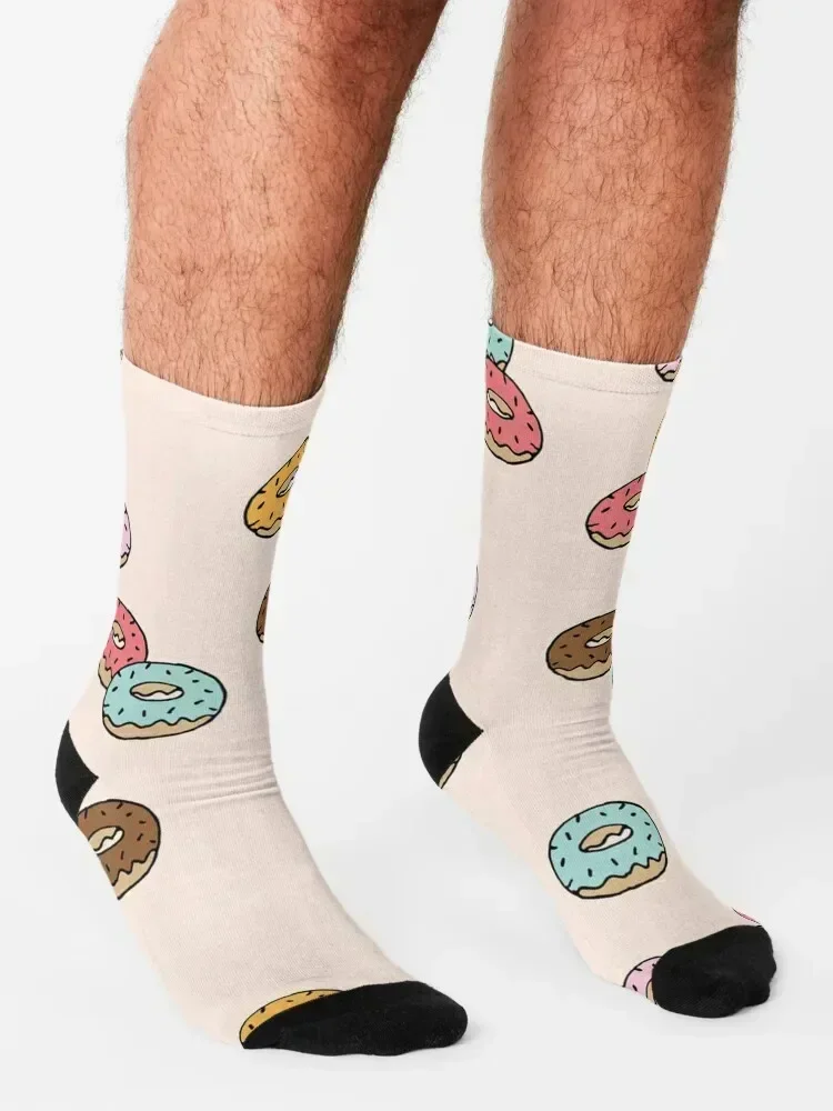 Homer Donuts Socks aesthetic compression valentine gift ideas football Socks For Man Women's