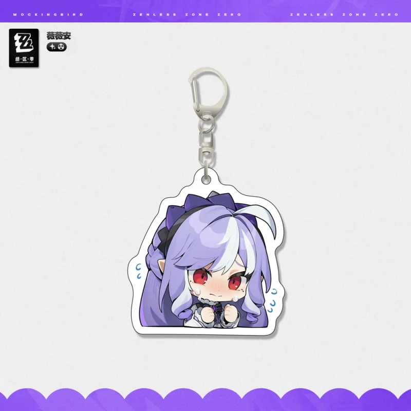 MiHoYo Game Zenless Zone Zero Hugo Vlad Vivian Banshee Cosplay Anime Cartoon Acrylic Key Chains Decorative Items