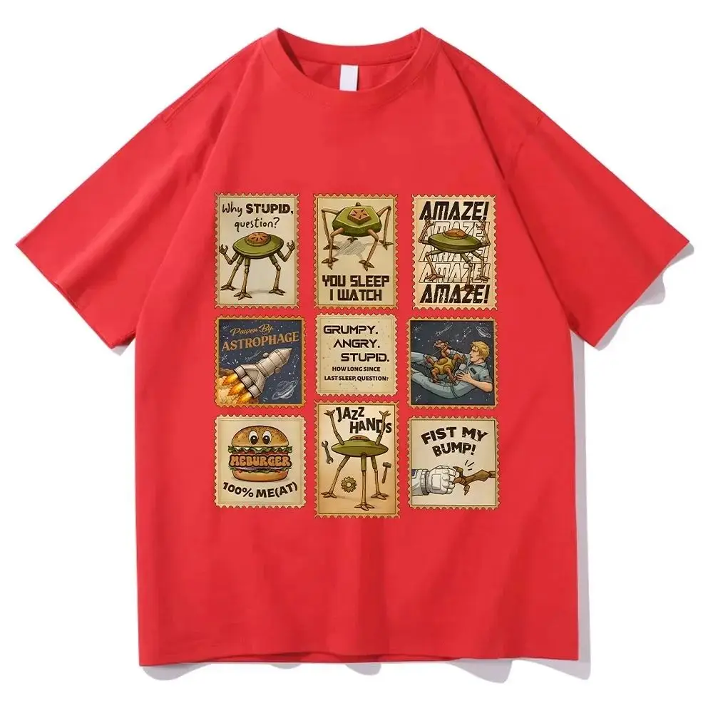 Summer Fashion Y2k T Shirt Project Hail Mary I Had Potential Graphic Print T Shirt Casual Loose Short Sleeve Unisex