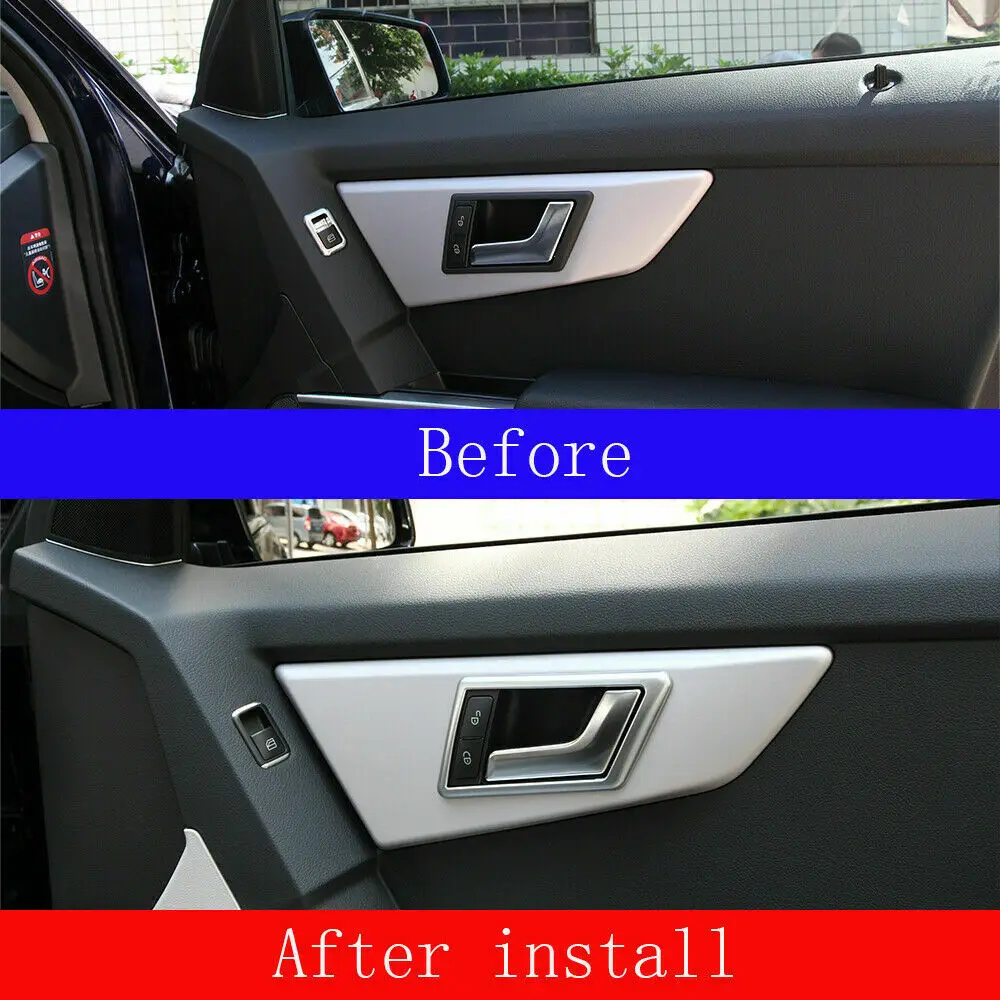 

nice-looking-Interior Door Handle Cover Trim Strip Door Bowl Handle Panel for X204 200 260 2009-15