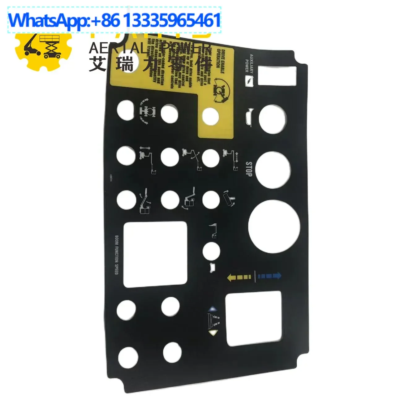 

Genie Sticker 43036GT Decal Platform Control Panel Genie