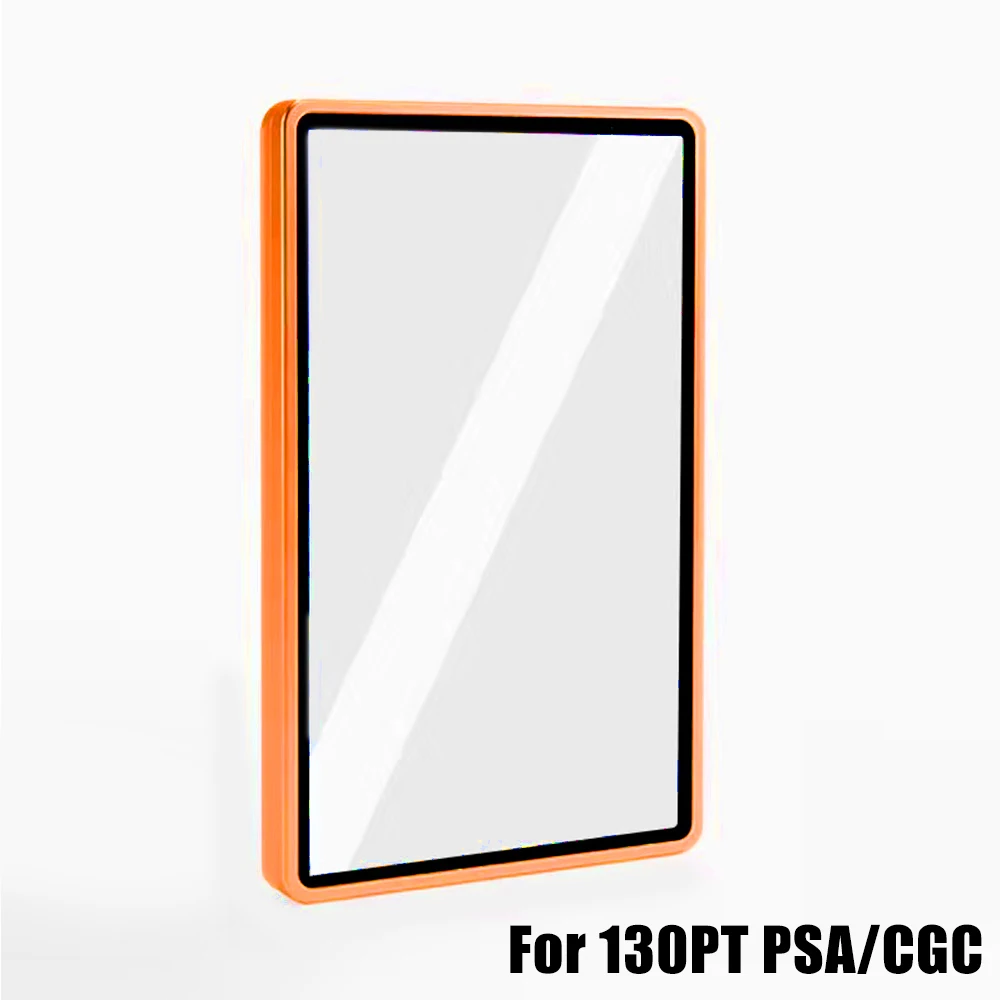 35-130PT Mehrfarbige Aluminiumlegierung Schutzhülle für PSA CGC BGS Graded Card Slabs, gehärtetes Glas Sammelkartenhalter