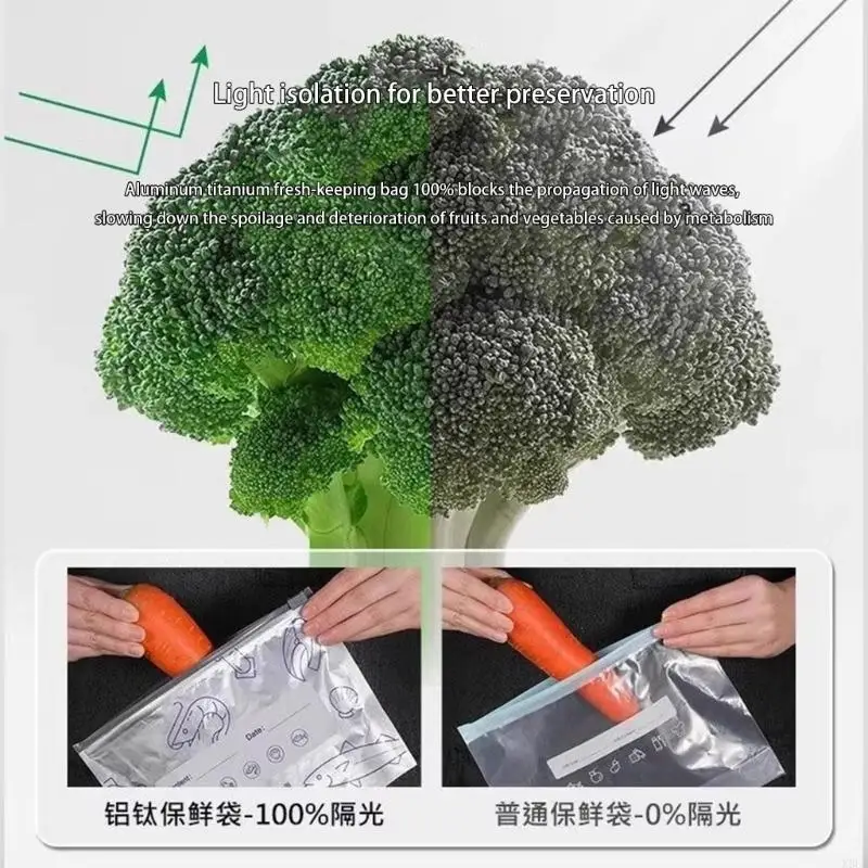 

Pack of 130 Transportable Conservation Bags Aluminum Recyclable Small Size X3UC