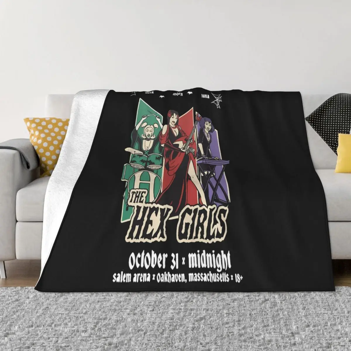 The Hex Girls Rock Band Music Tour 2023 3 Anime Bed Blanket Blankets & Throws Blankets And Blankets Throw Blanket