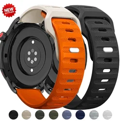 20mm 22mm Watch Silicone Strap For Huawei Watch 4/3/GT3/2 Pro Amazfit GTR 4/GTS 4 47 42mm Samsung Galaxy Watch 3 4/5/6 Watchband