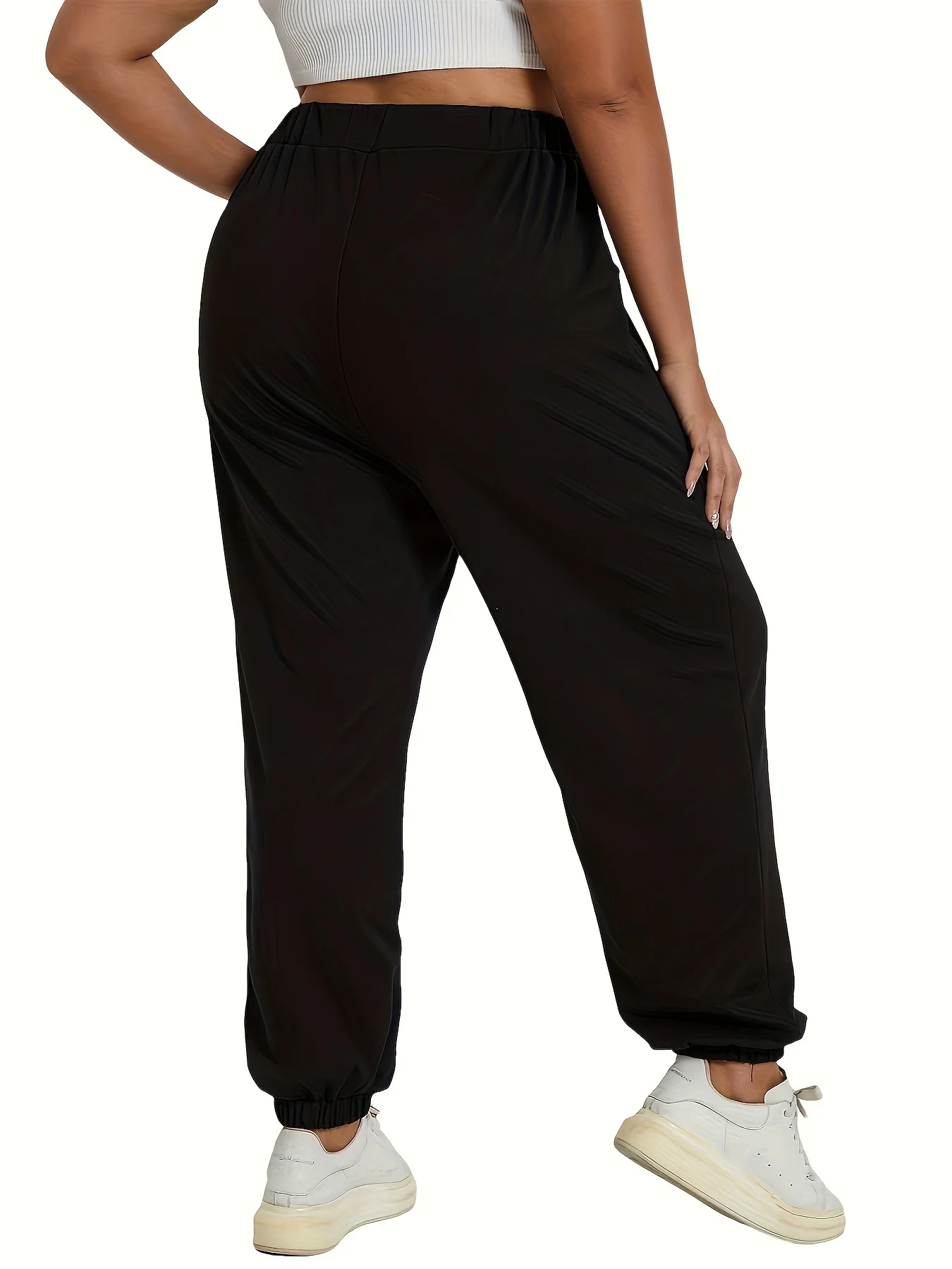 Jesienne i zimowe nowe damskie plus size dzianiny casualowe legginsy