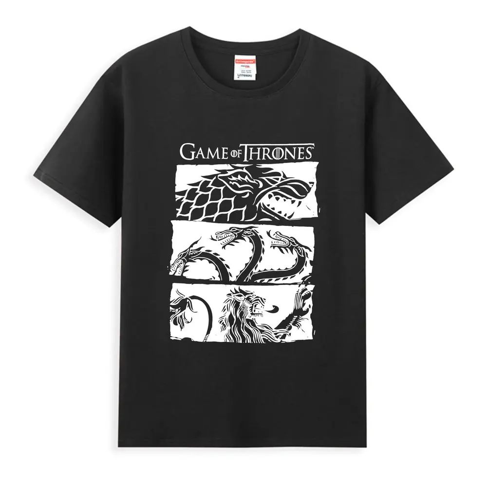 

TV Play Game of Thronesfans TEE T-shirts for both men and women clothes 2026 new Graphic Streetwear 100% Cotton
