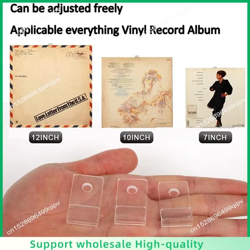 

ABSF 30 шт. виниловая полка для дисплея настенное крепление минималистичный акриловый держатель подставка для альбомов CD